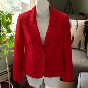 Banana Republic Factory Red Blazer Size 0